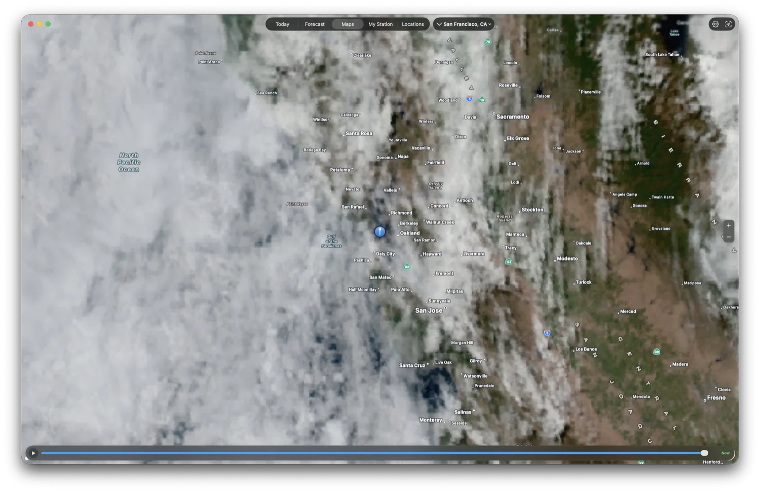 Satellite imagery on Mac